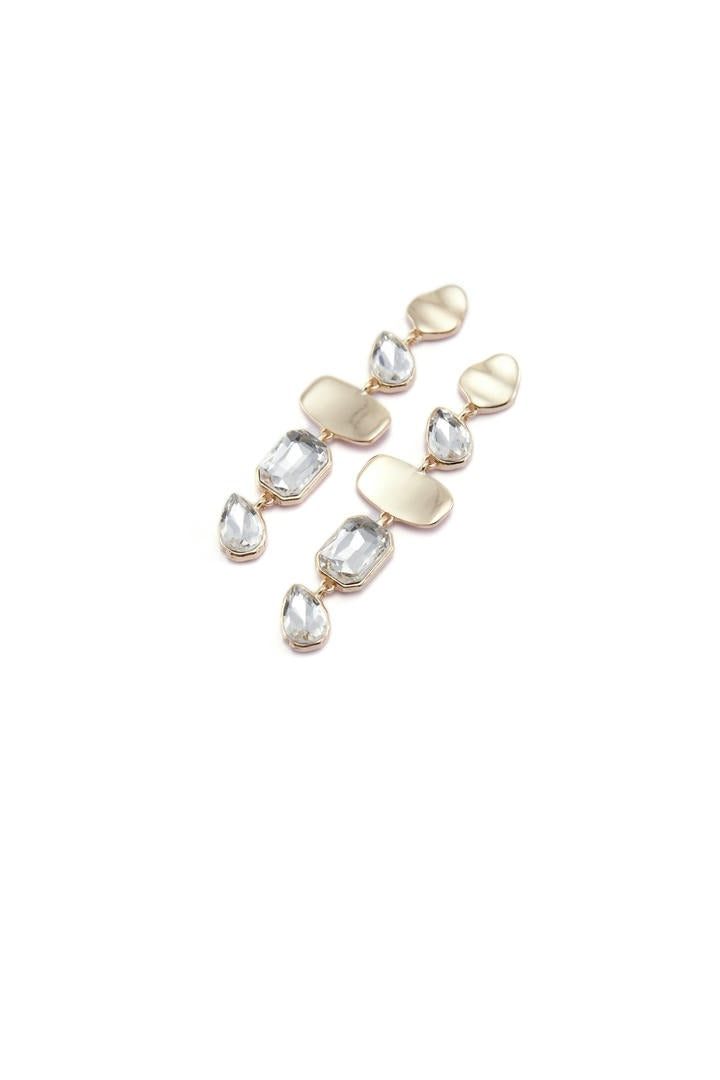 Long Drop crystal Earrings