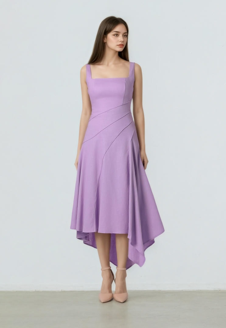 asymmetrical Hem Dress