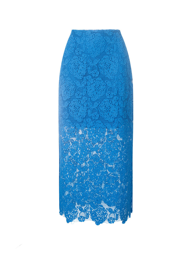 Lace overlay skirt