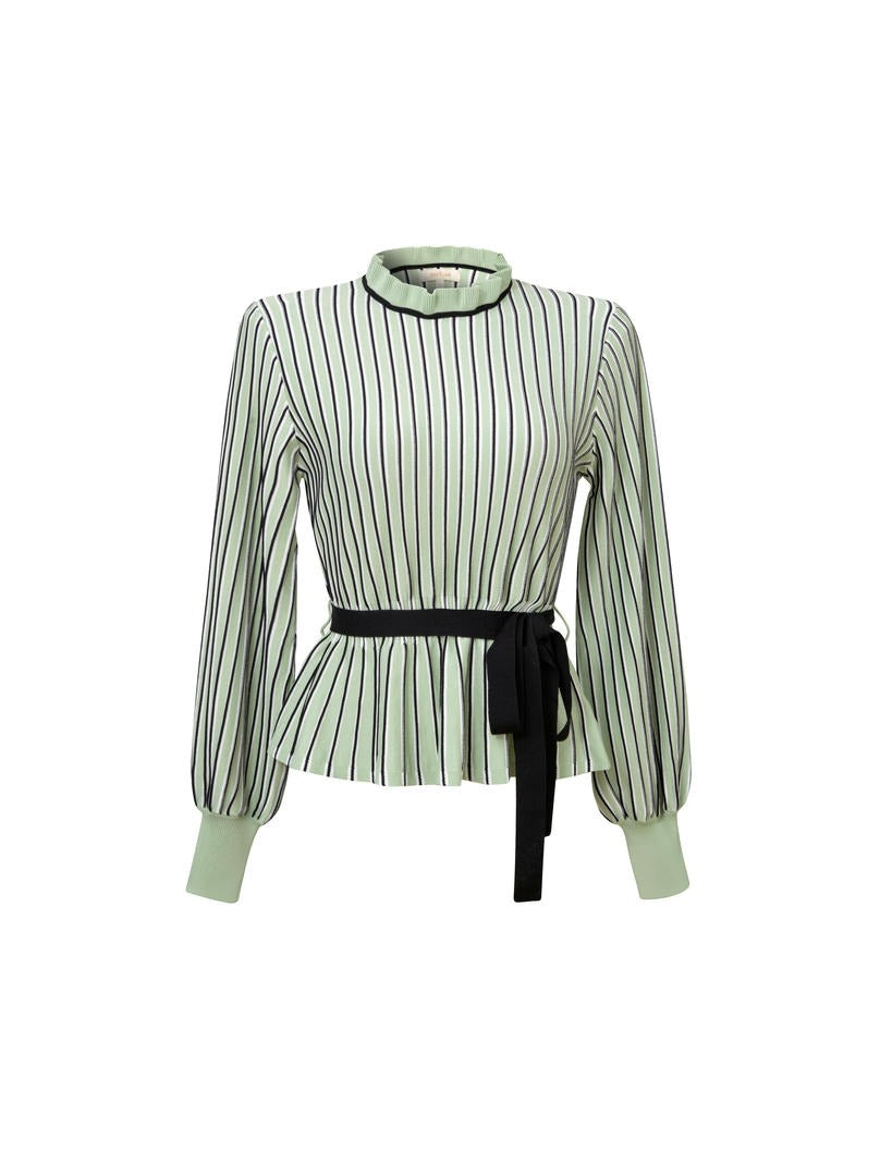 Striped Knit Pullover