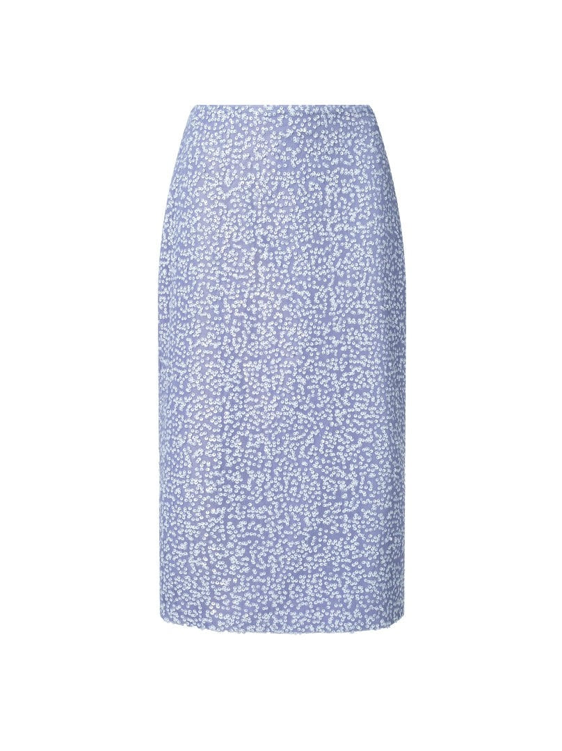Sequins midi skirt