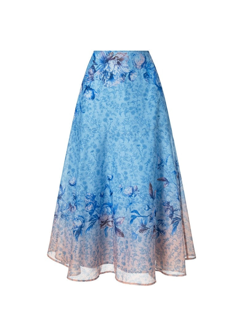 Gradian color skirt