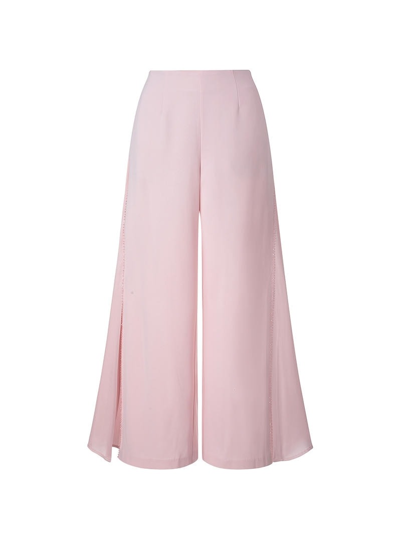 Pink Wide Leg Pants