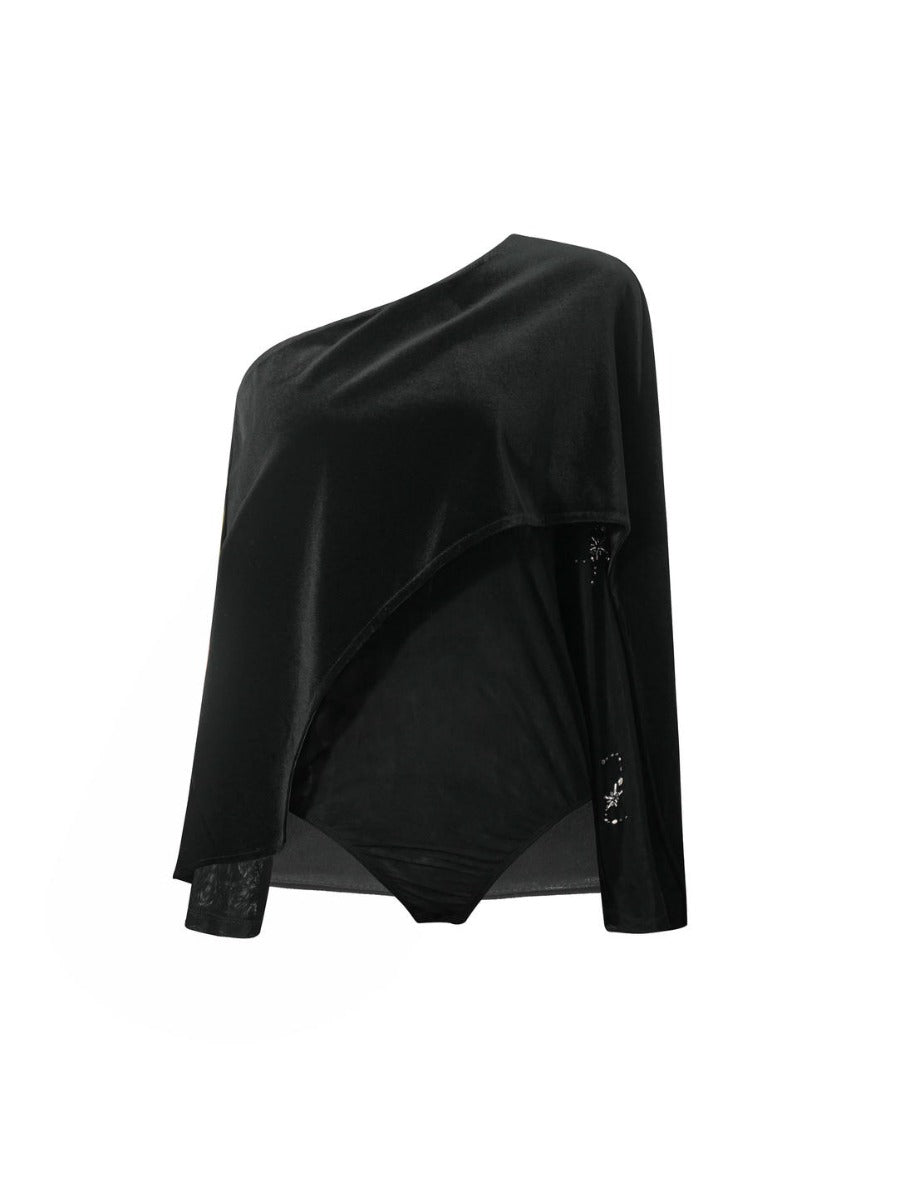 bodysuit with cape