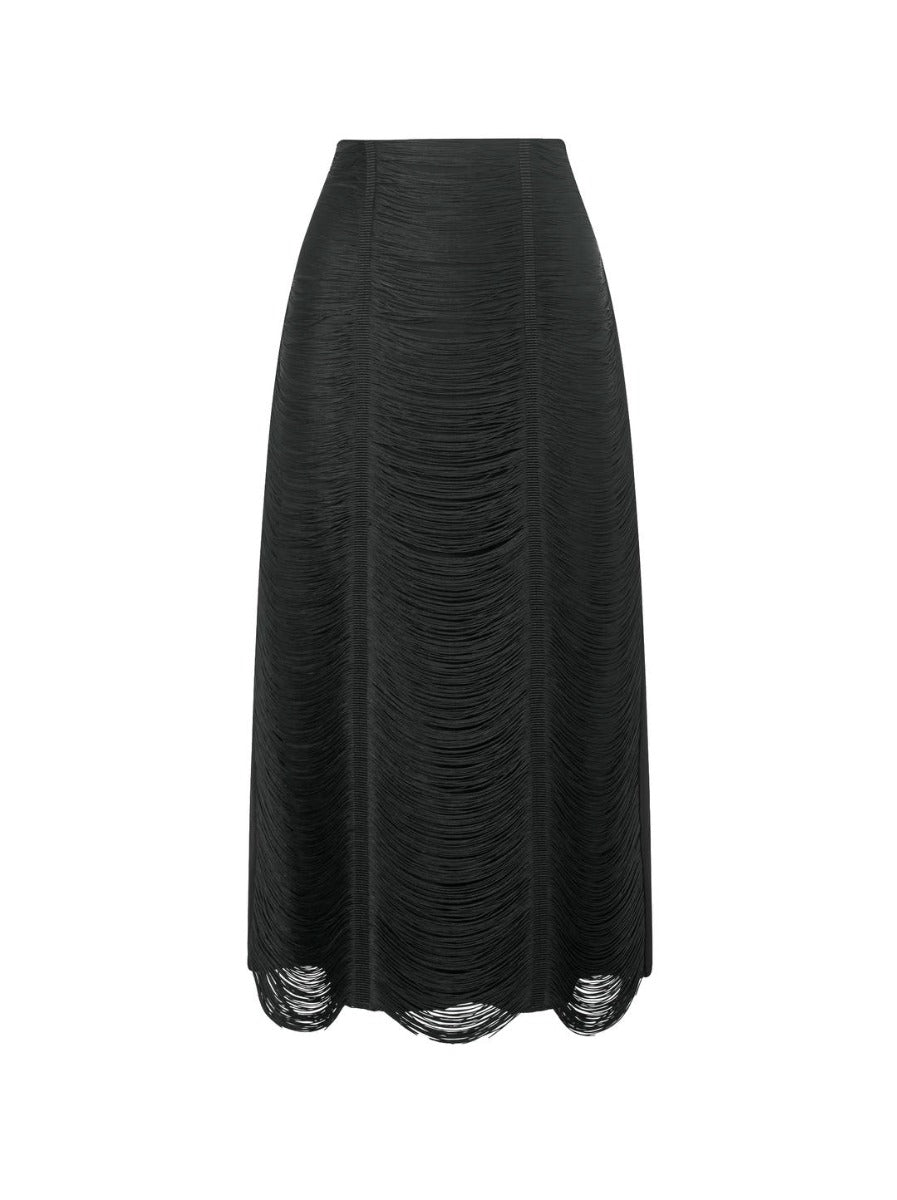 tassel fringe skirt