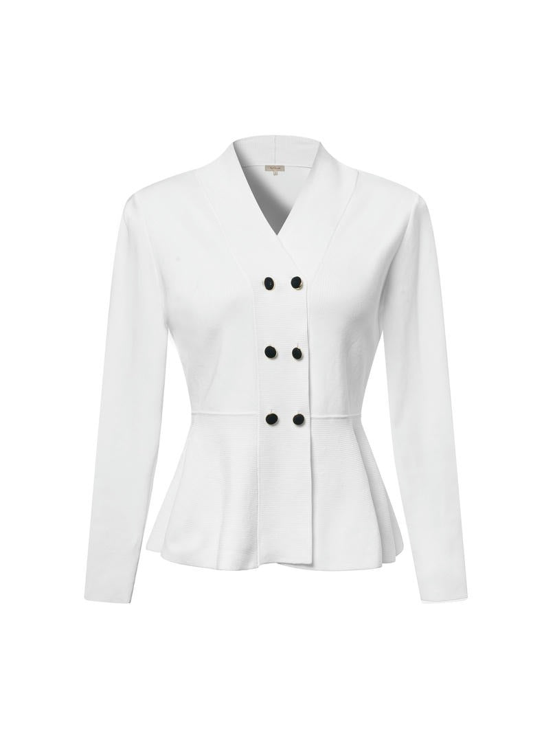 Peplum Elegance Cardigen