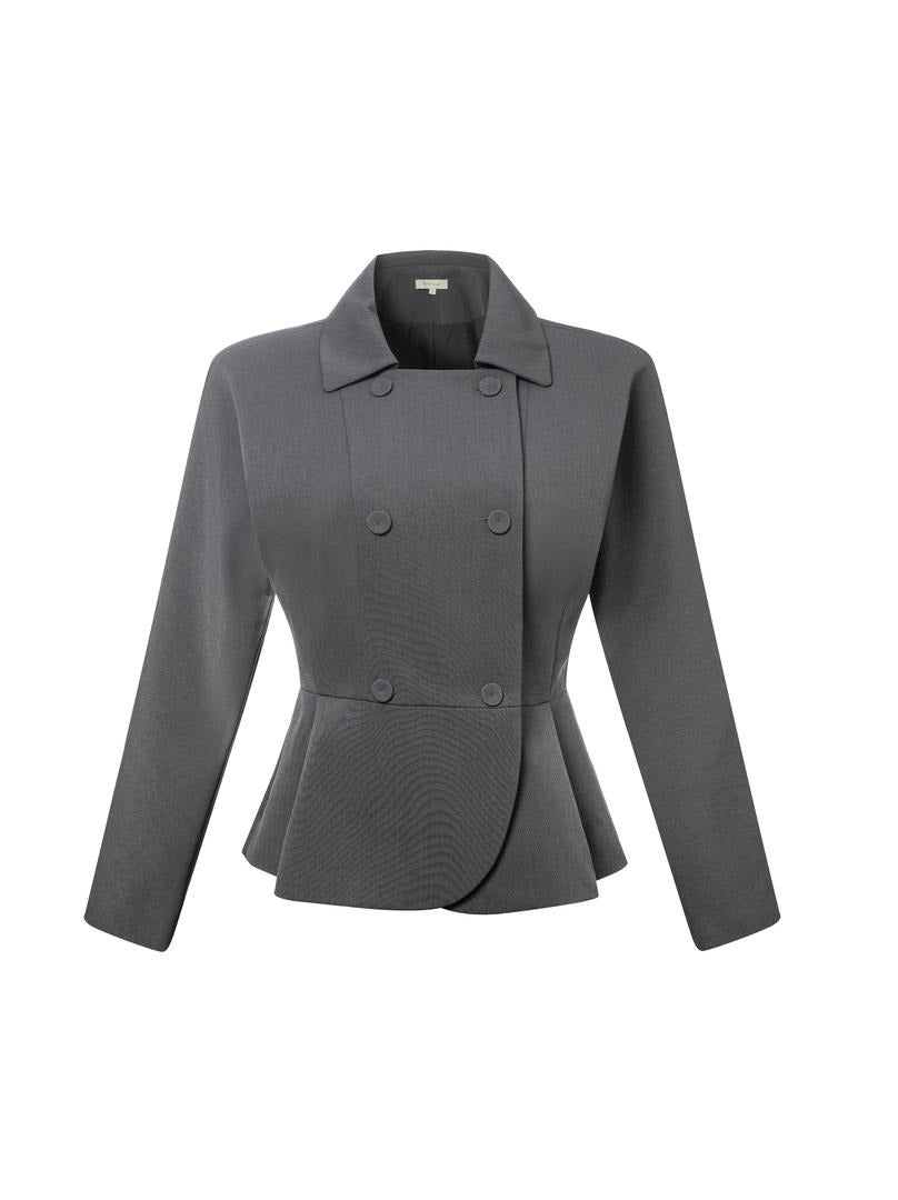 Structured Peplum Jacket