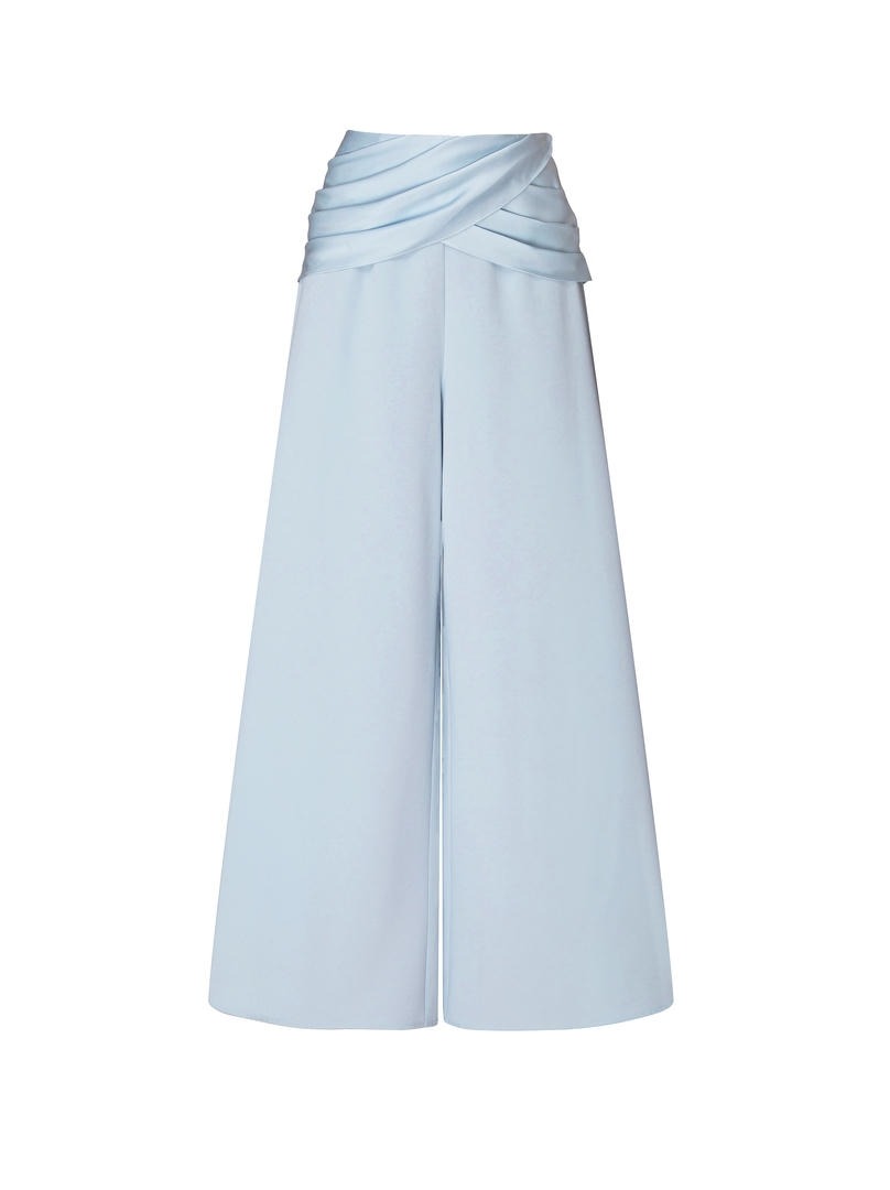 Light Blue Draped Pants