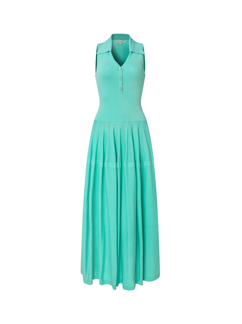 Blue Knit Dress