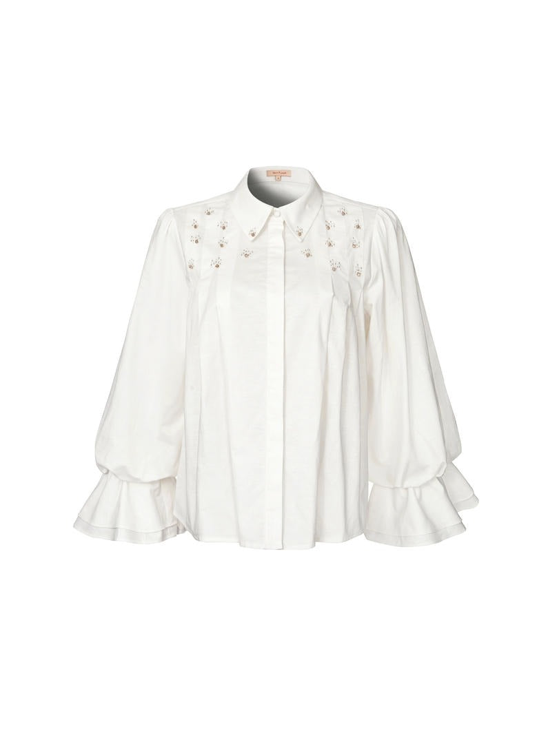 Ruffle Cuff Shirt