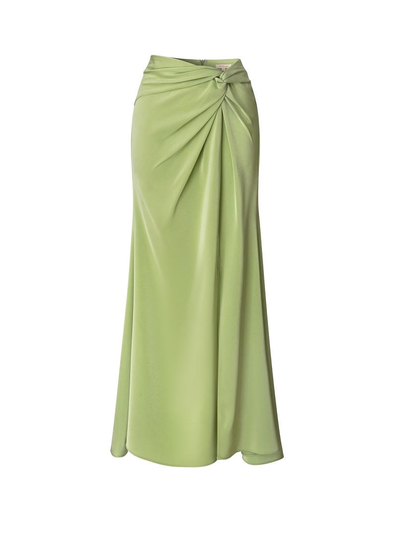 Twist Waist Maxi Skirt