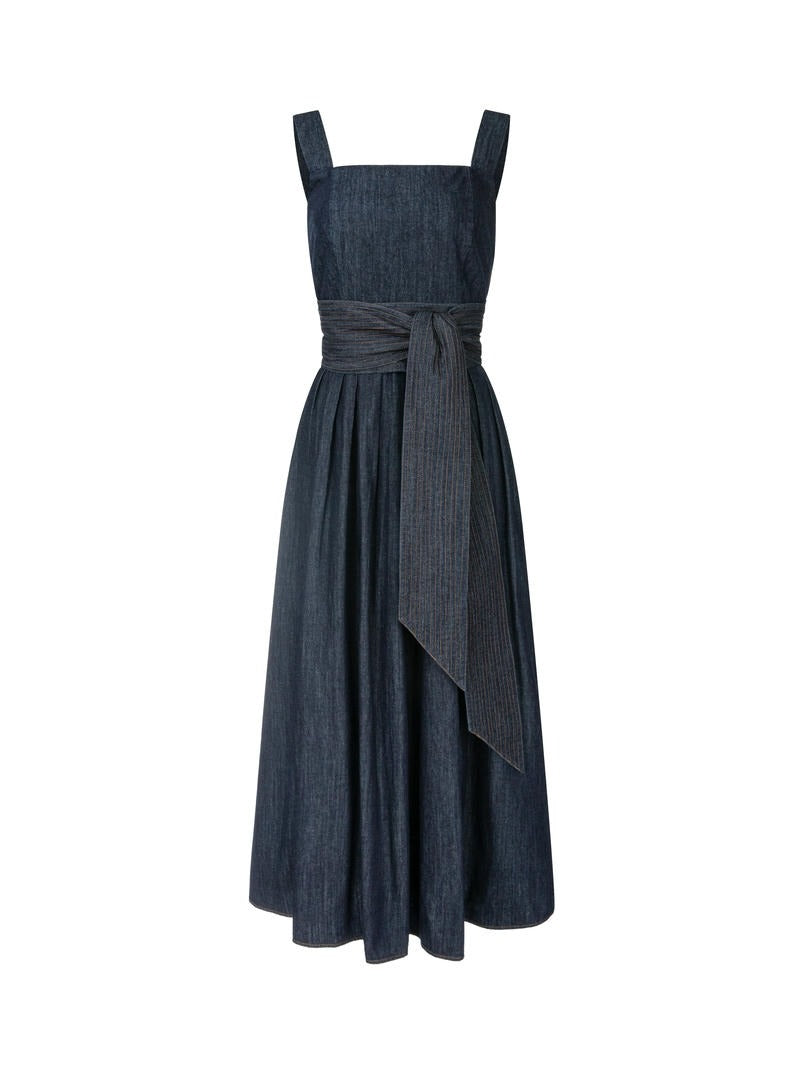 Indigo Denim Midi