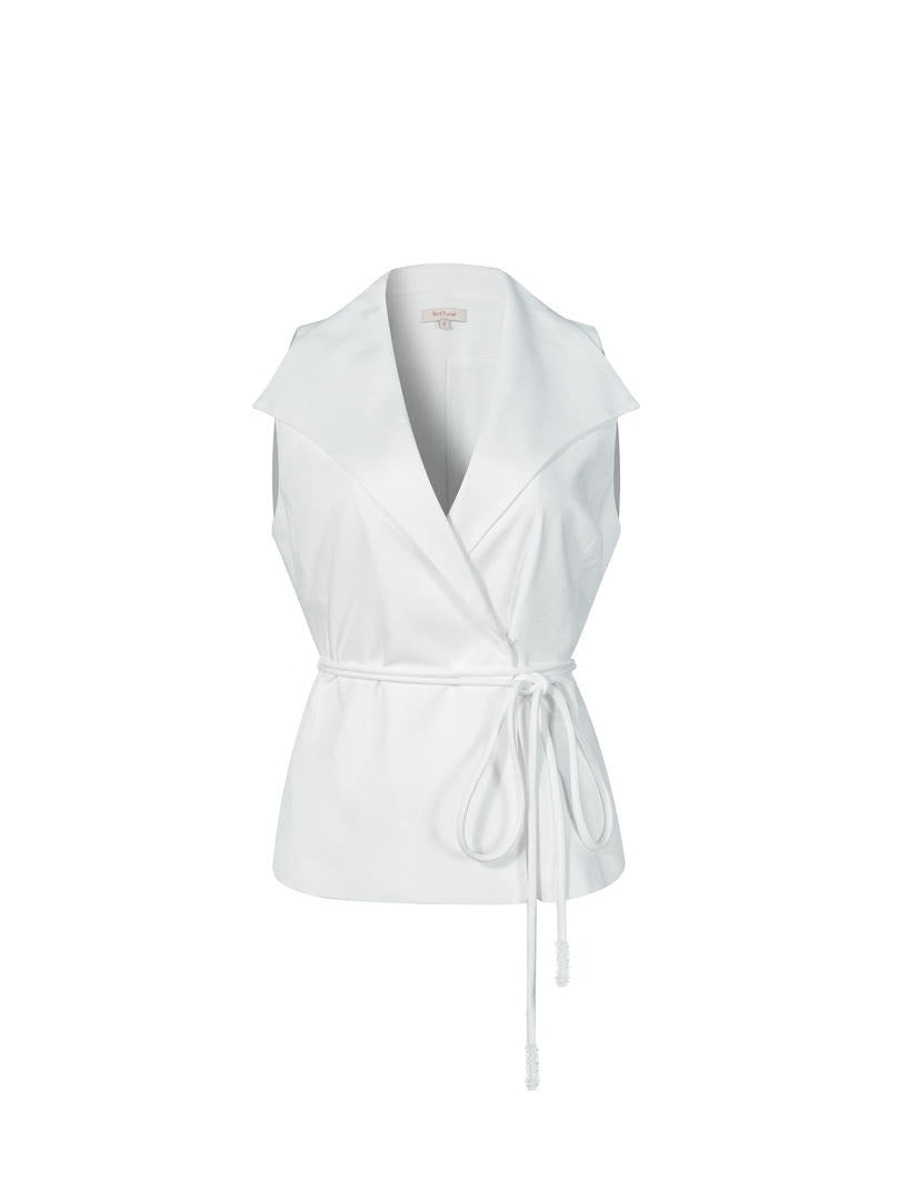 Collared neck vest
