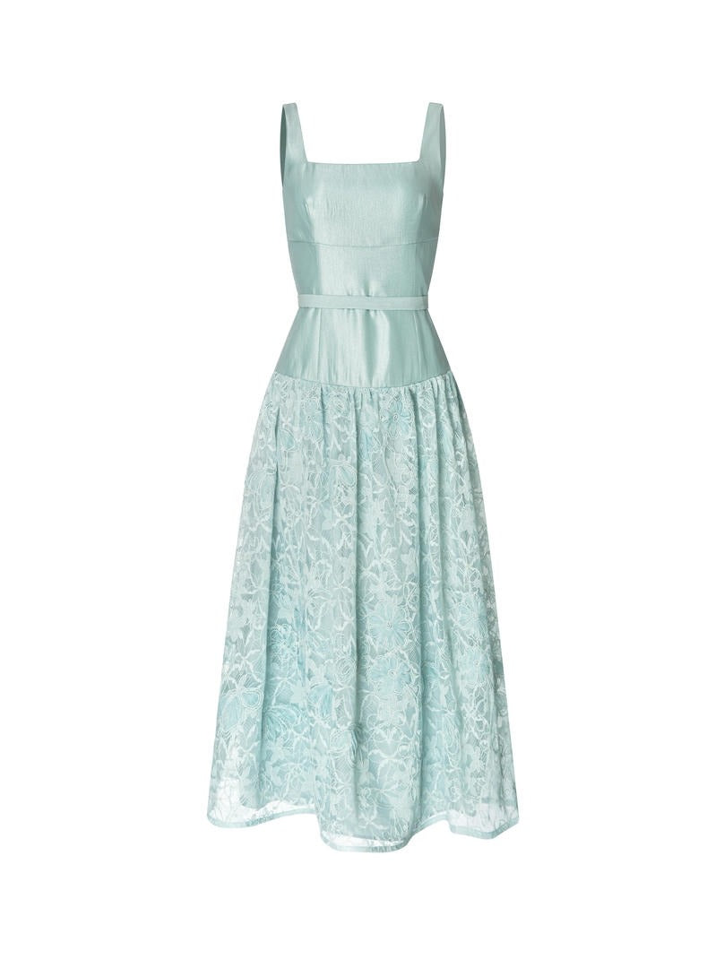 Embellished Lace Dress