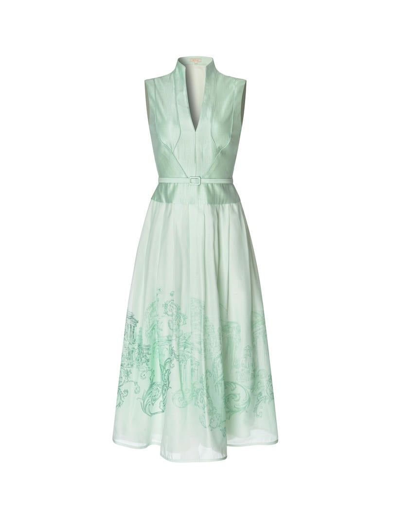 Highlow Printed Dress