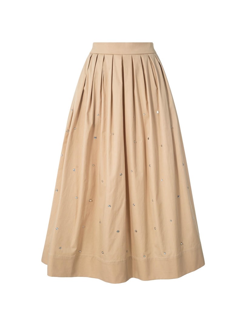 Embellished details skirt
