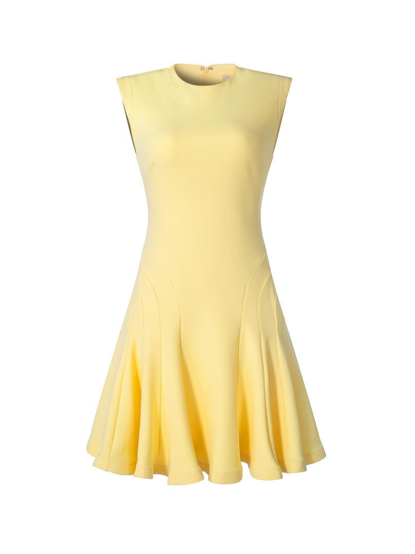 Wavy hem mini dress