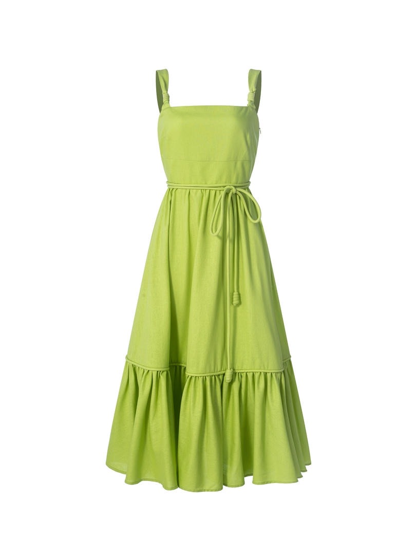 Thin straps mid dress