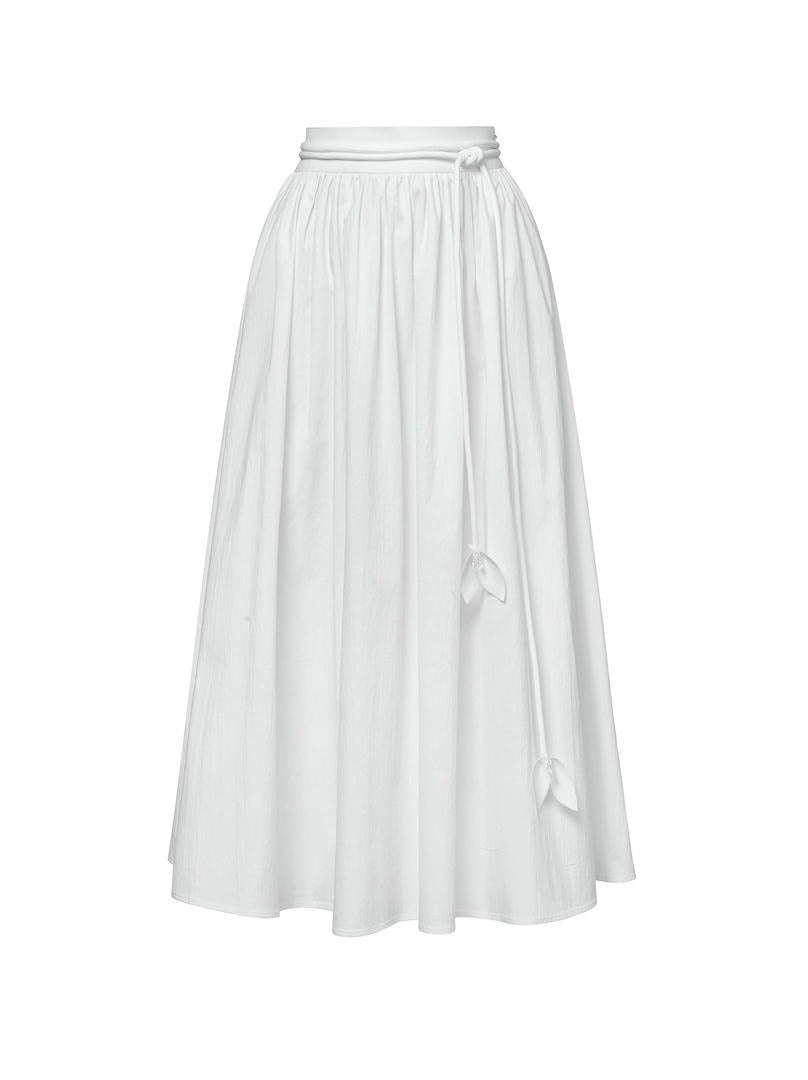 Rope Belt A-line skirt