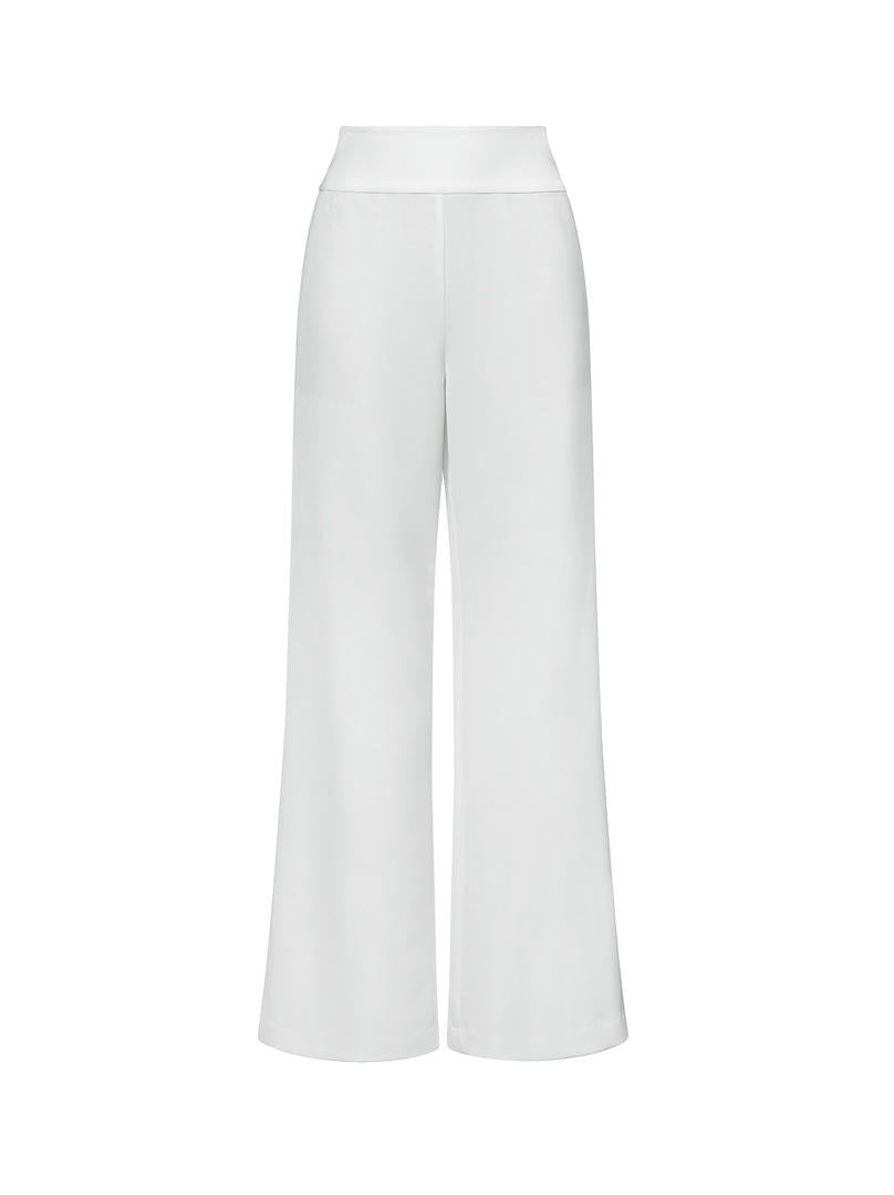 High-Waist Slit Pants