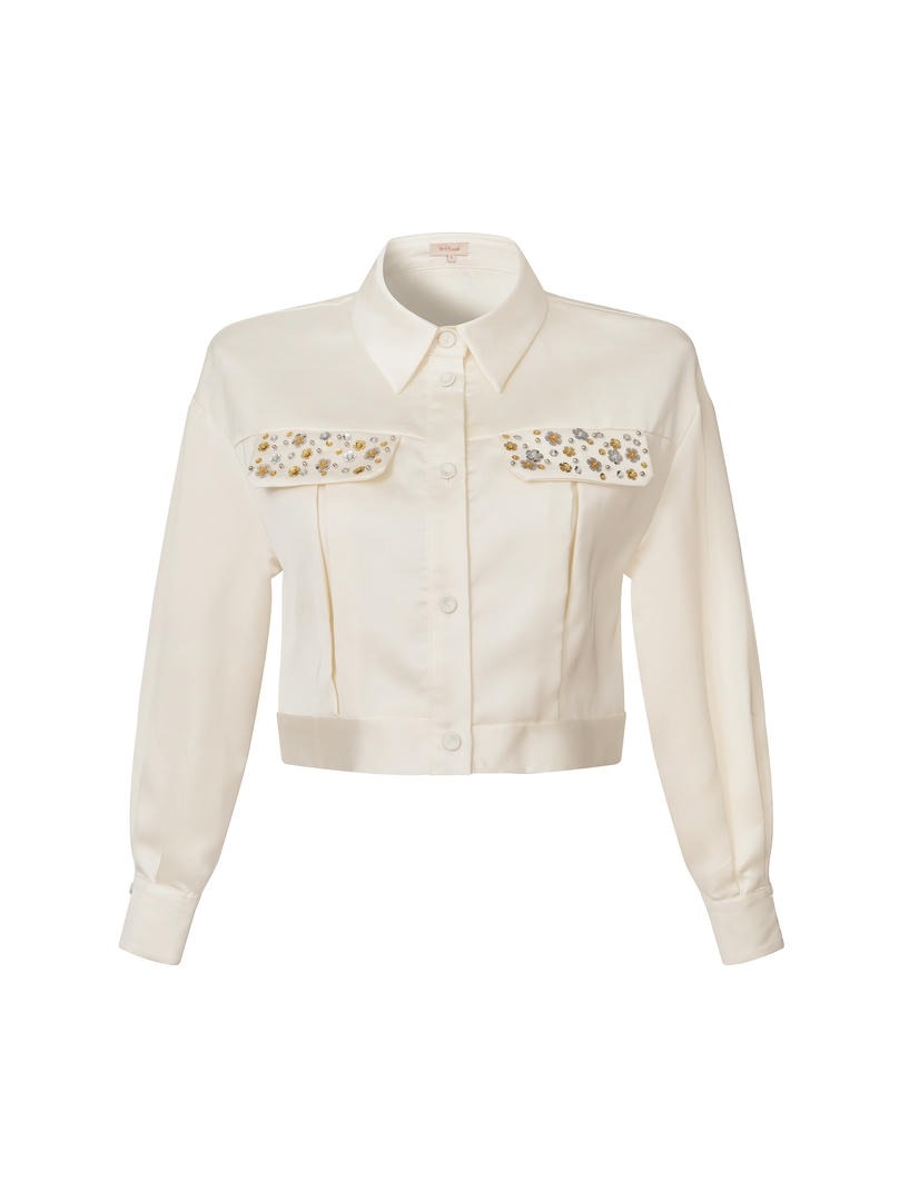Beaded Wrap Jacket