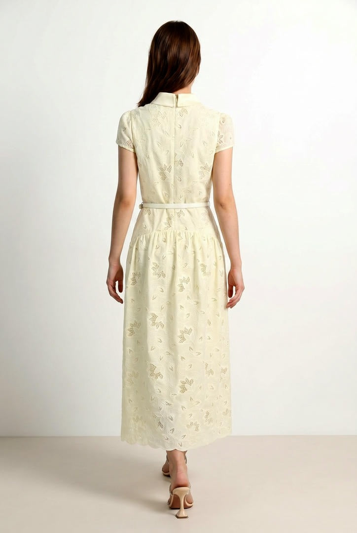 Yellow Lace Dress