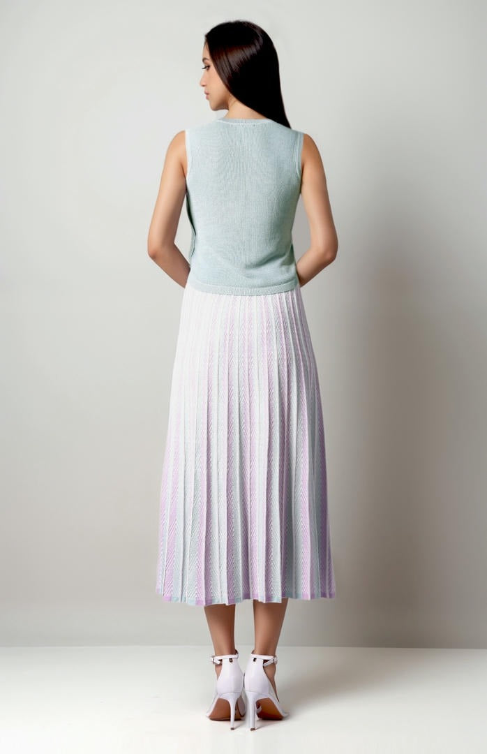 Rounded Hem Knitted Top