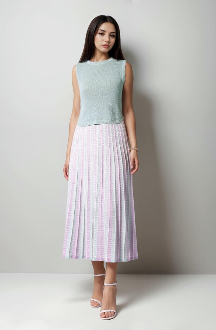 Rounded Hem Knitted Top