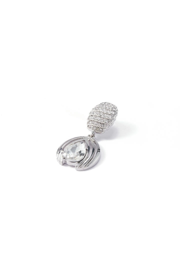 Silver Double Drop Earrings