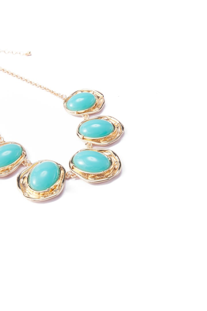 golden and green rhinestones set