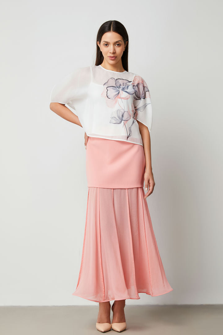 Sheered layer skirt