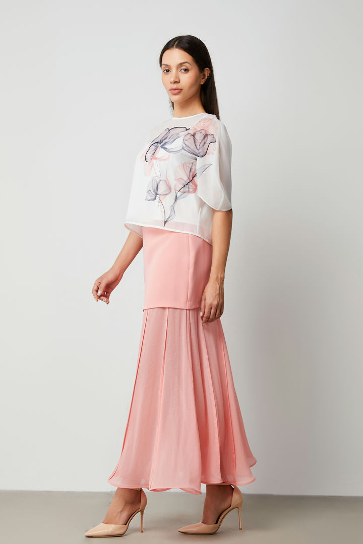 Sheered layer skirt