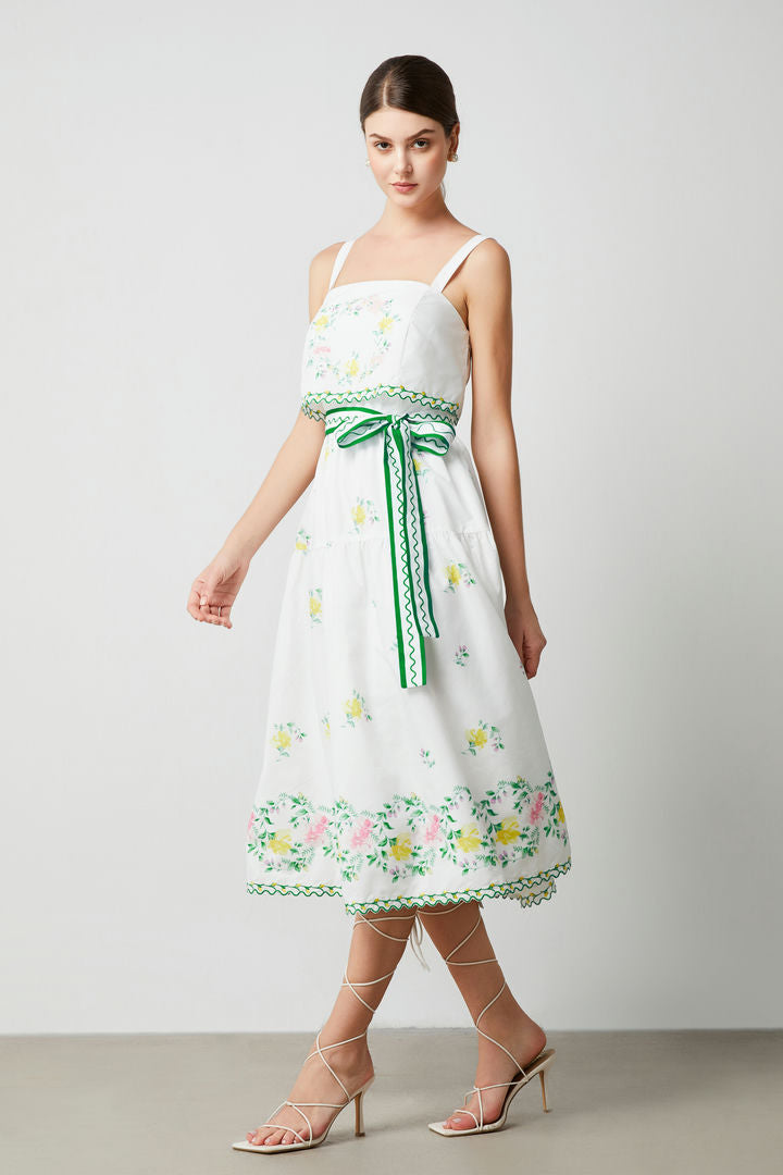 Floral printed dress