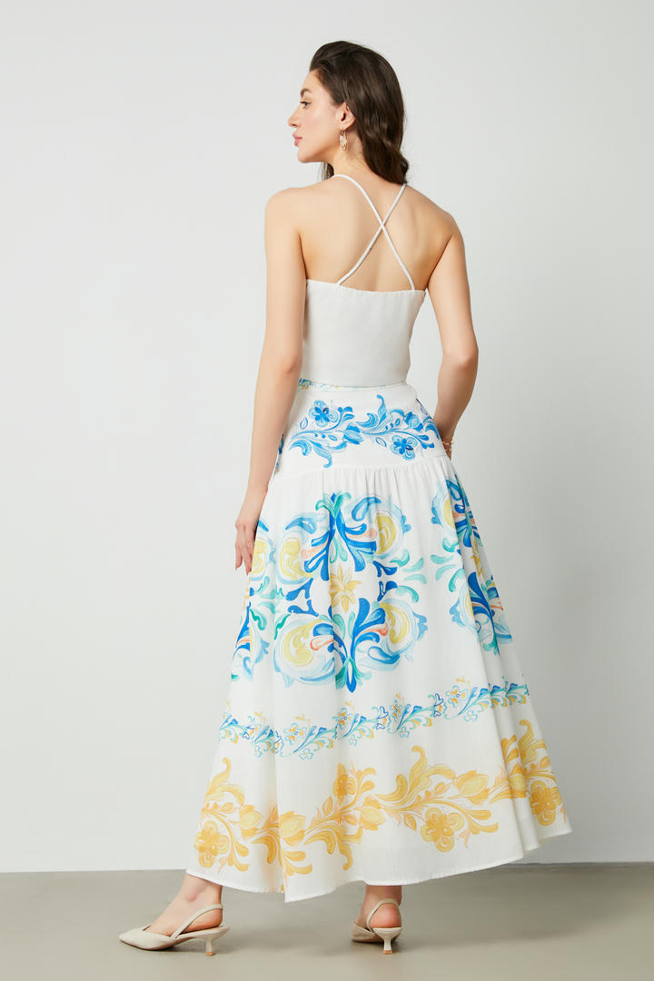 Unique prints skirt