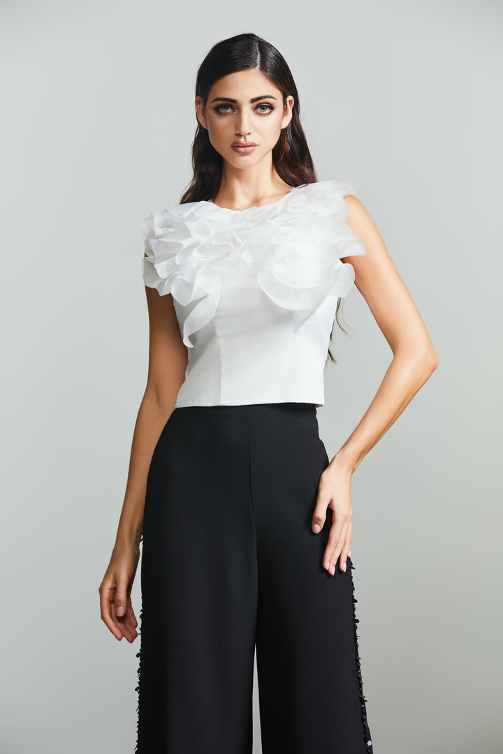 Ruffled Radiance top