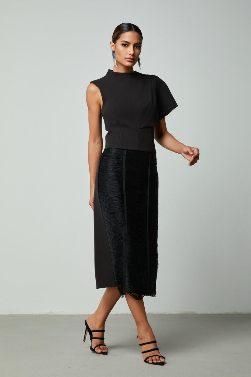 Ruffle sleeve top