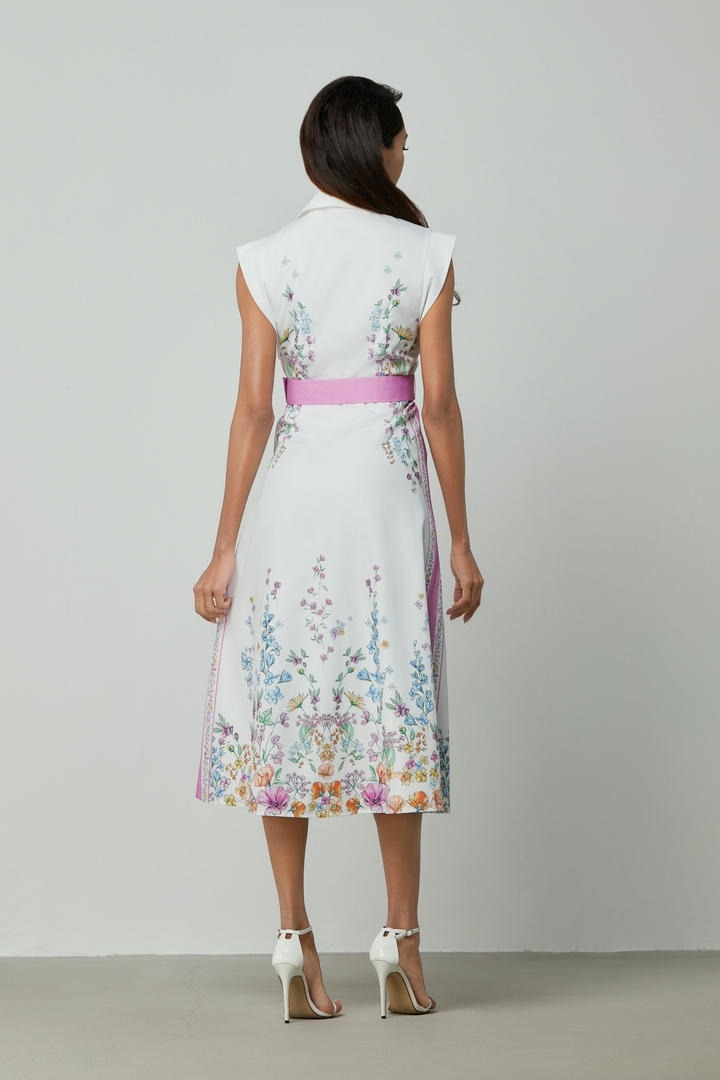 Classic A-Line Midi Dress