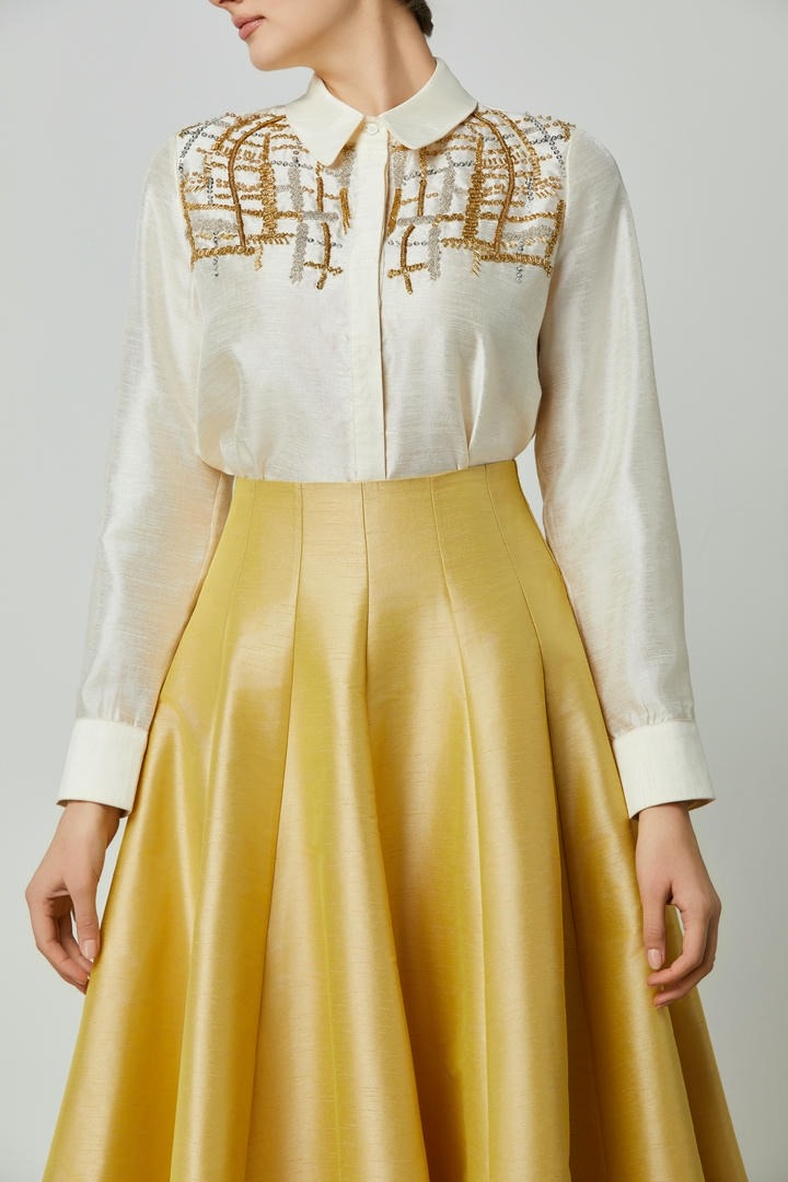 Elegant Embellishment Shirt