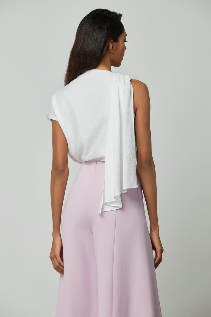 Floral applique top