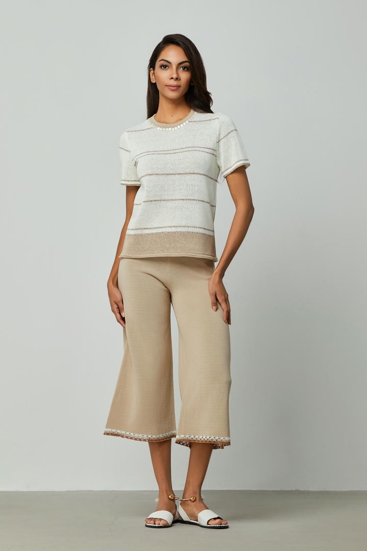 loose cut knit pants