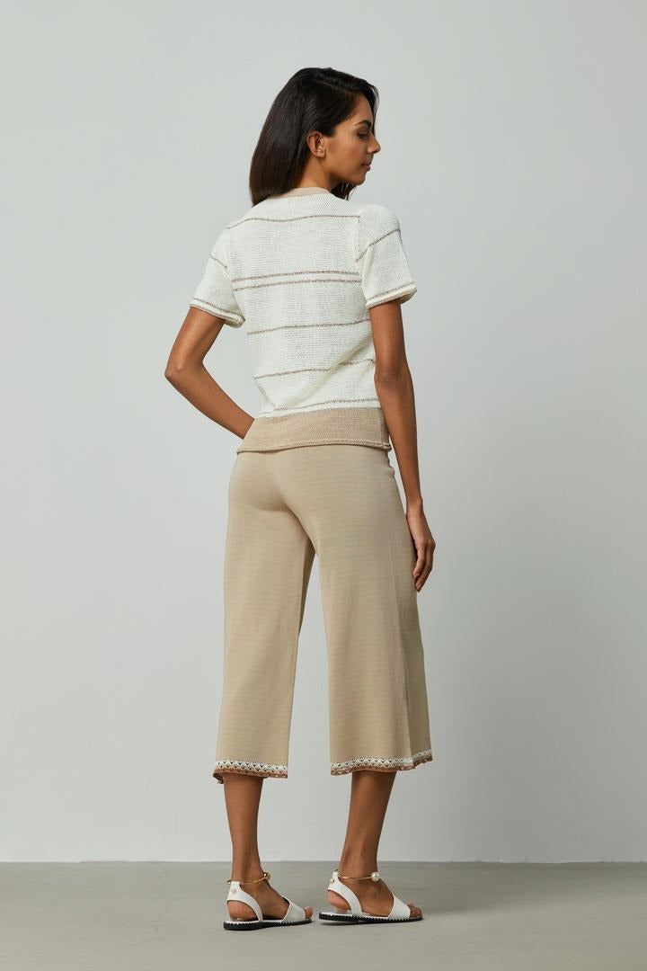 loose cut knit pants