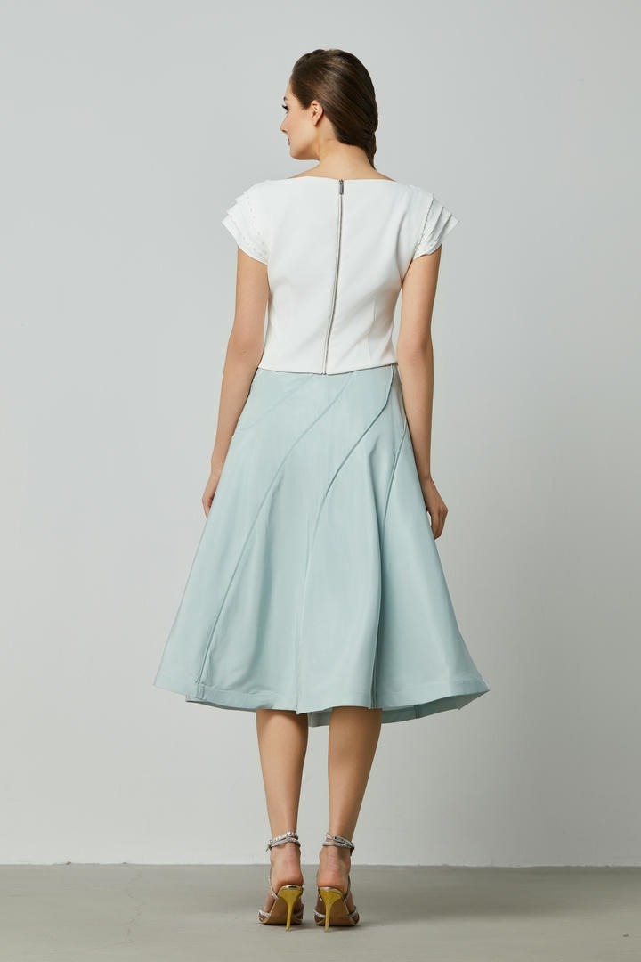 Layered short sleeve top