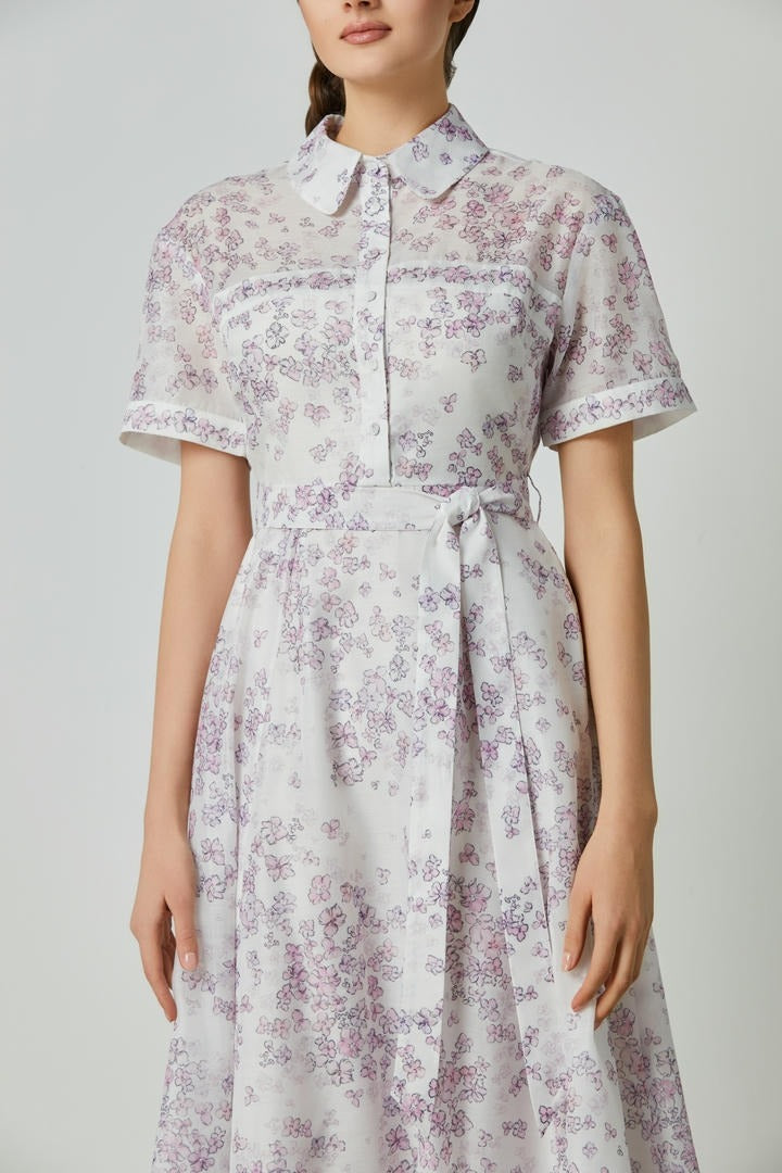 A-Line Printed Dress