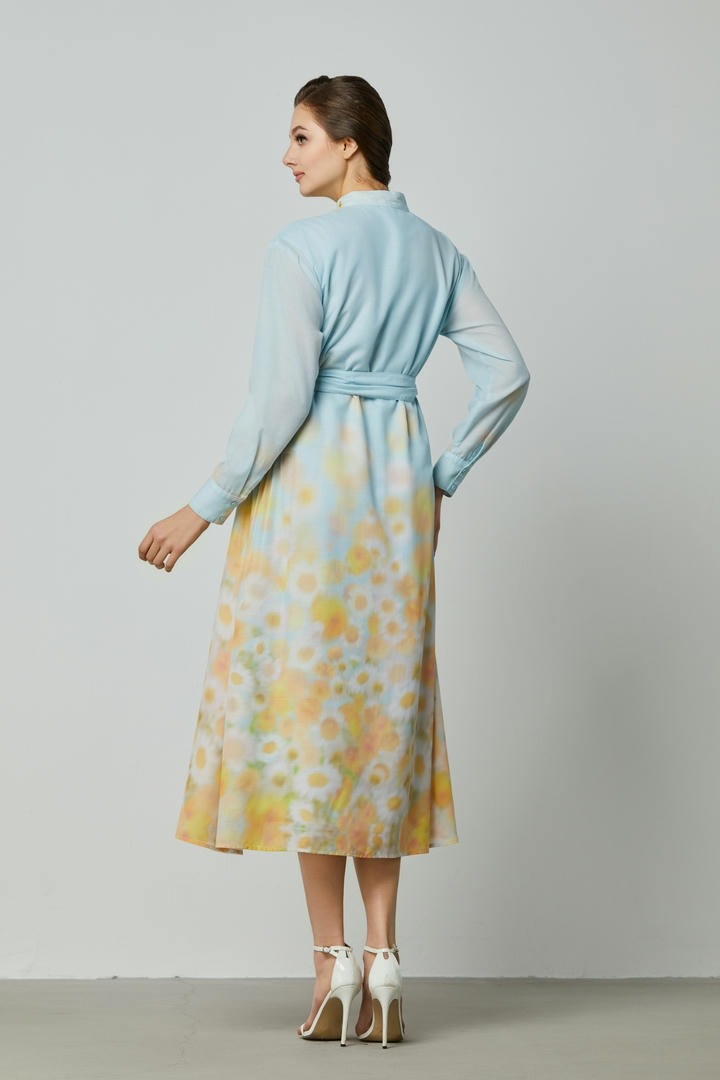 Loose cut ombre dress