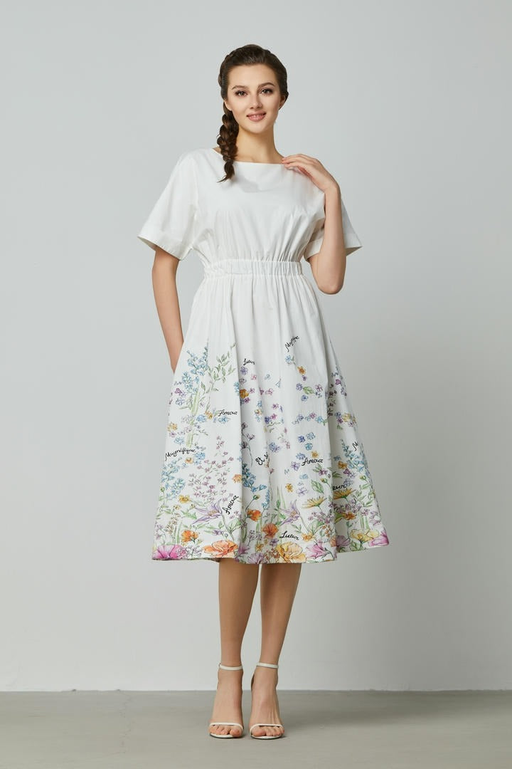 Floral A-Line Dress