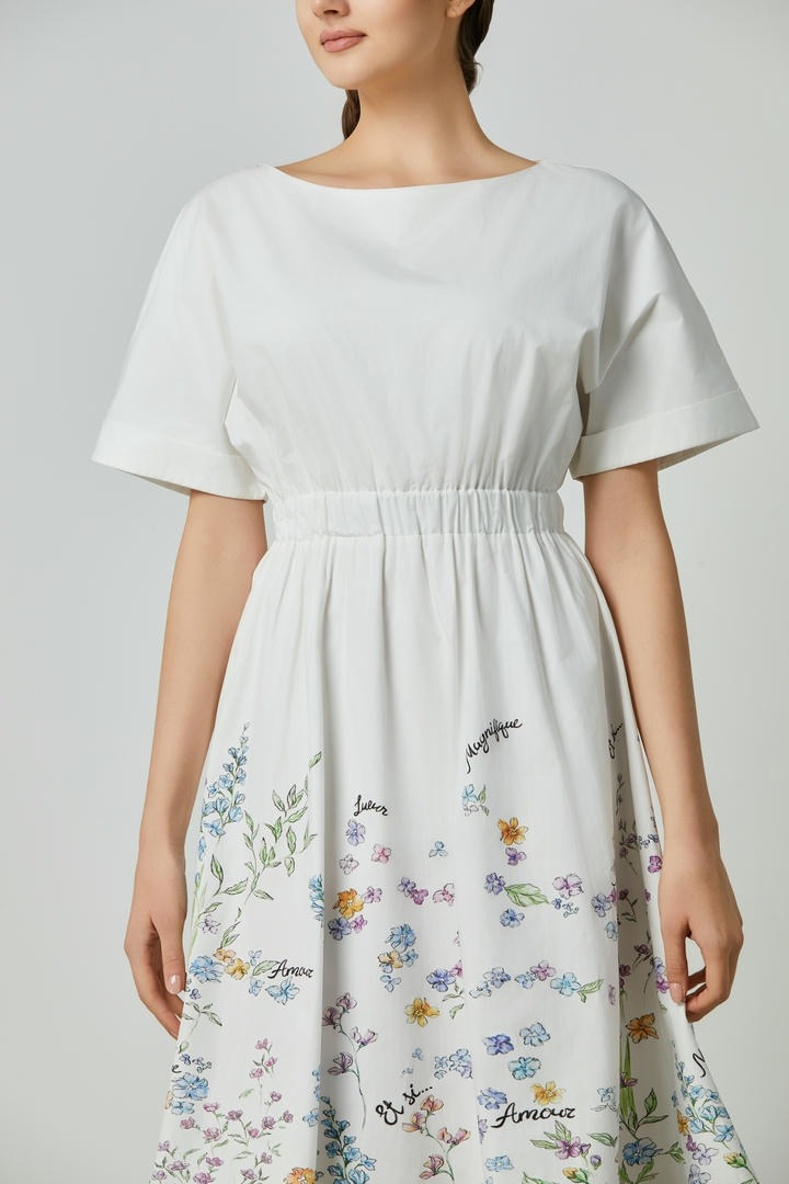 Floral A-Line Dress