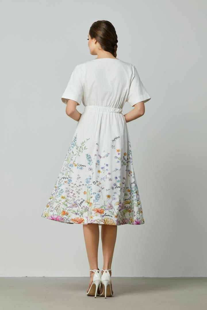 Floral A-Line Dress
