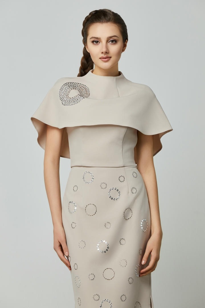 Beaded Elegance Cape Top