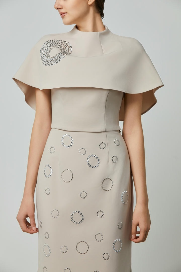 Beaded Elegance Cape Top
