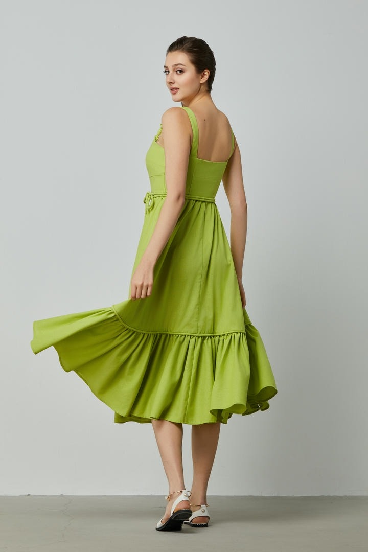 Thin straps mid dress